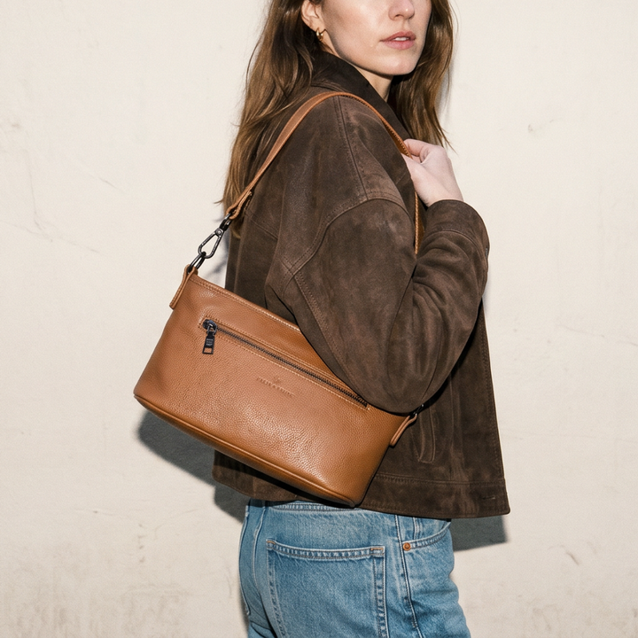 Pram Caddy/ Organiser - Tan