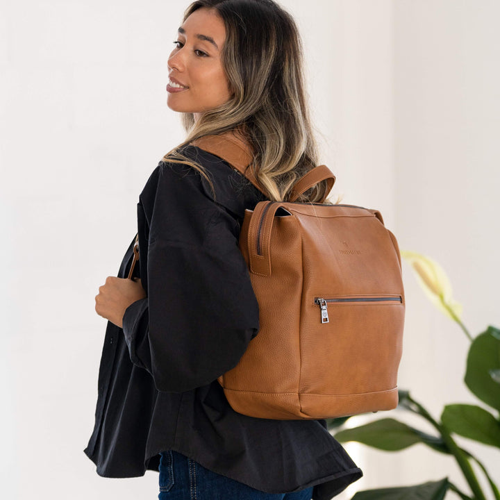 Archie Backpack + Grab & Go Bundle - Tan