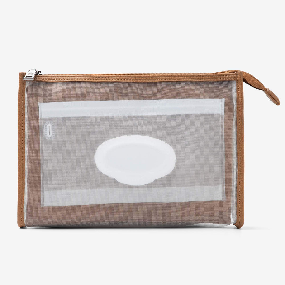 Grab & Go Nappy Changing Clutch - Tan