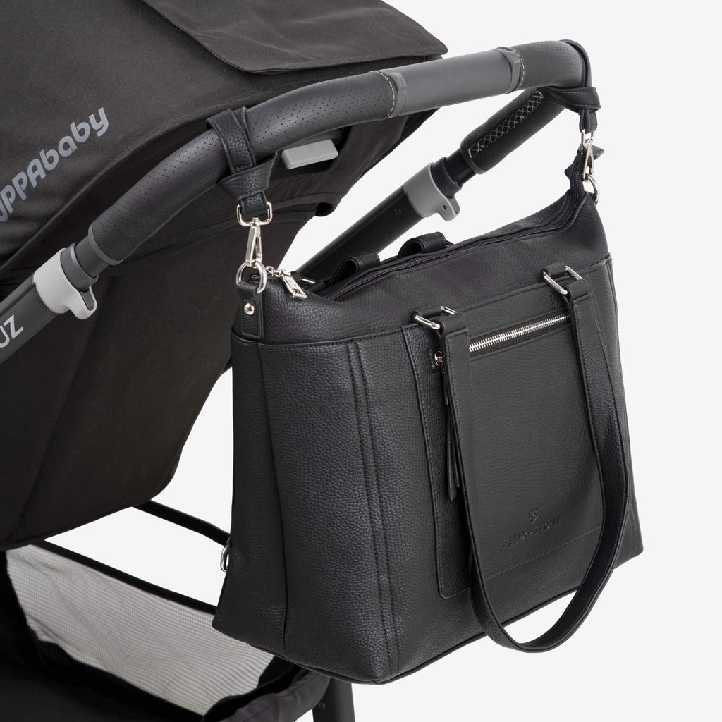 Mia Convertible Backpack / Tote Baby Bag - Black